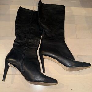 Women’s black heel boots